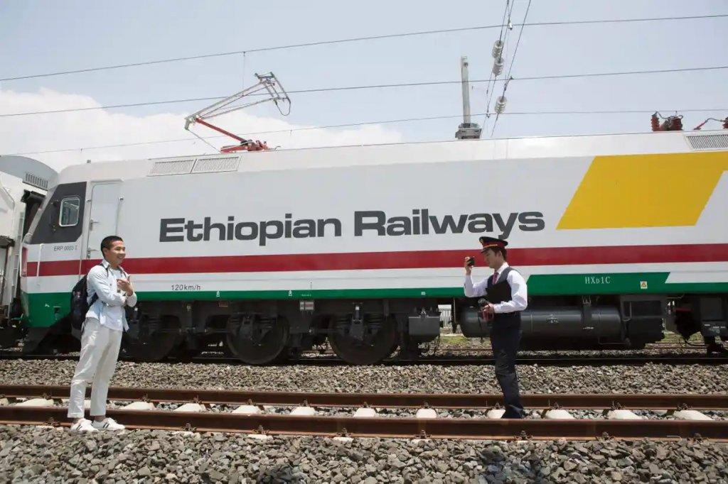 Chinese employees of the new railway. Source: https://www.theguardian.com/world/2016/oct/06/next-stop-the-red-sea-ethiopia-opens-chinese-built-railway-to-djibouti