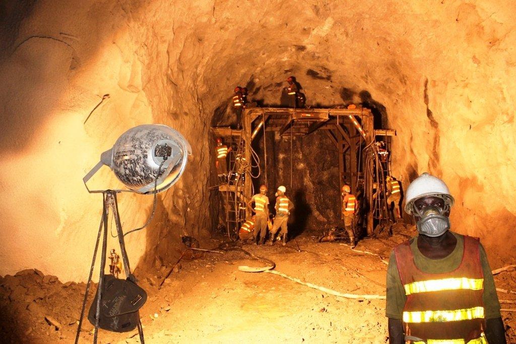 Workers in one of the tunnels of Karuma dam, Apr 8, 2016. Source: https://www.dispatch.ug/2019/05/17/isimba-karuma-boost-africas-hydro-power-standing/