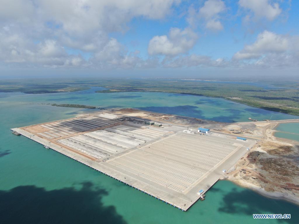 The new harbor of Lamu Port in Kenya, May 20, 2021. Source: http://www.xinhuanet.com/english/2021-05/21/c_139959211_7.htm