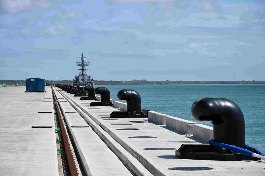 Photo taken on May 6, 2021, shows a berth of Lamu Port in Kenya. Source: http://global.chinadaily.com.cn/a/202105/20/WS60a5ff92a31024ad0bac04f3.html