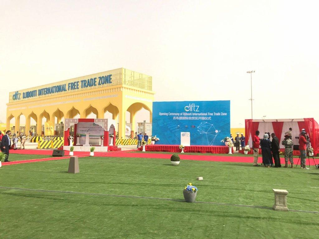 The opening ceremony of Djibouti International Free Trade Zone, Jul 5, 2018. Source: http://www.binshipower.com/news/187.html