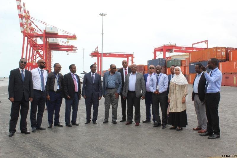 On Saturday, March 14, Omer Hussein, Minister of Agriculture of the Federal Republic of Ethiopia, led state authorities to visit the multi-purpose port of Doraleh. Source: https://www.lanation.dj/doraleh-multipurpose-port-dmp-des-performances-remarquables/