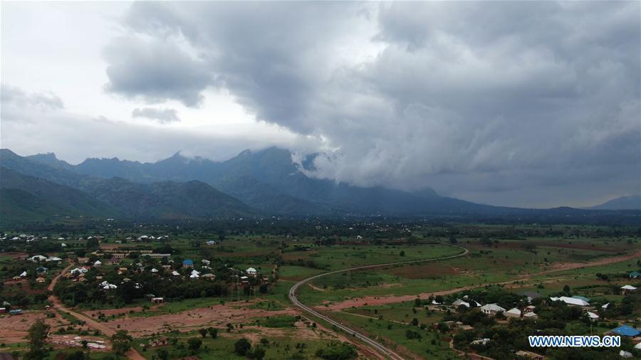 Aerial photo shows a completed section of Tanzania's Central Railway Line rehabilitation project undertaken by China Civil Engineering Construction Corporation in Tanzania on Oct. 10, 2019. Source: http://www.xinhuanet.com/english/africa/2020-08/14/c_139290023_4.htm