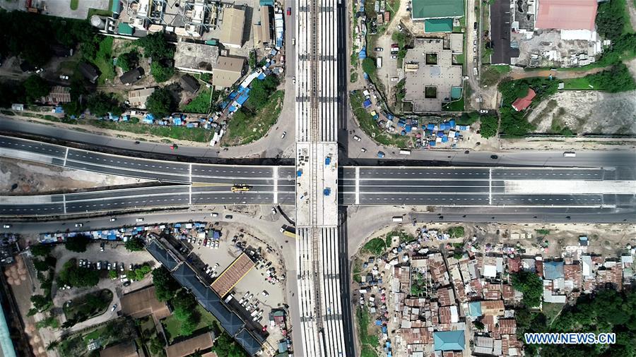 Photo taken on May 2, 2020, shows the Ubungo interchange under construction in Dar es Salaam, Tanzania. Source: http://www.xinhuanet.com/english/africa/2020-06/22/c_139158762_5.htm